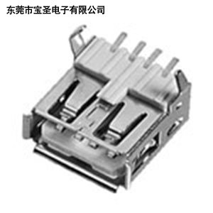USB A母座 弯脚...