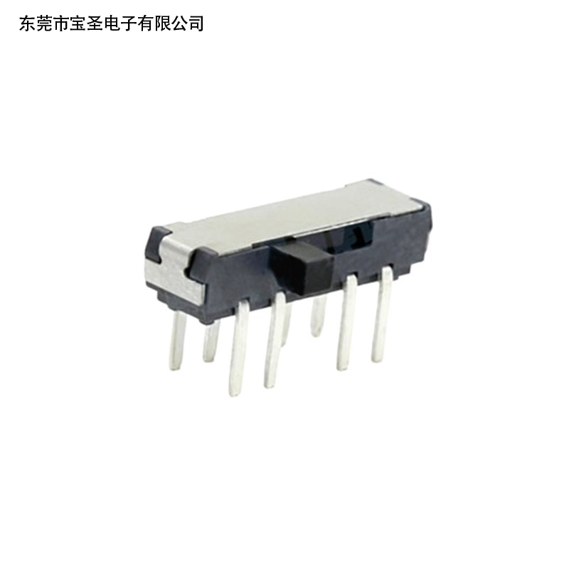 侧拨8脚拨动开关